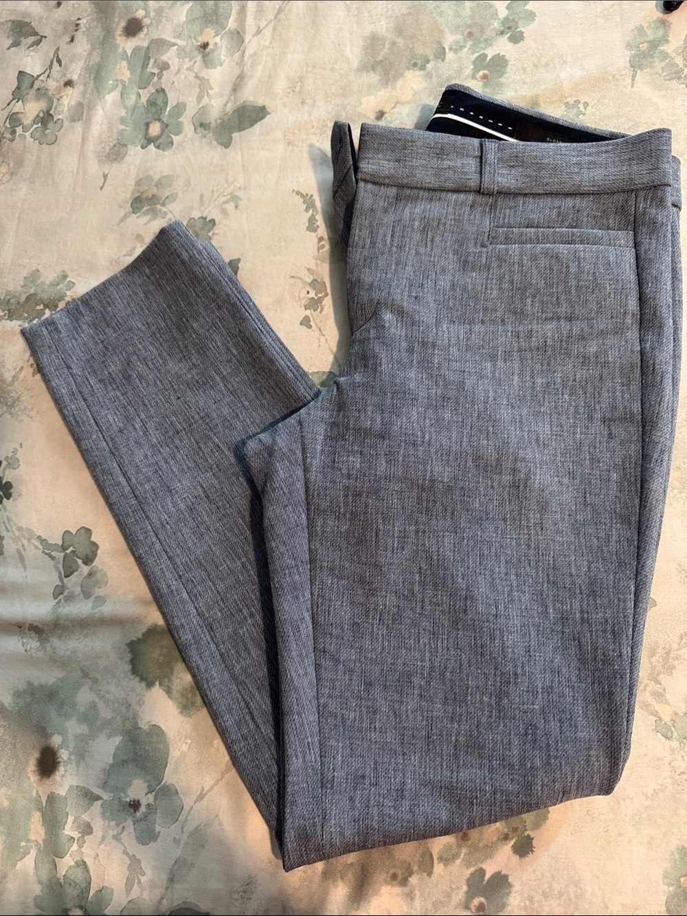 Banana Republic Sloan Ankle fit Pants in Blue Gray melange, size 4